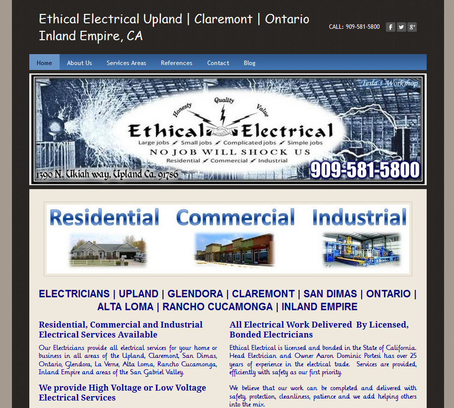 Ethical Electrical in Upland and Ontario California