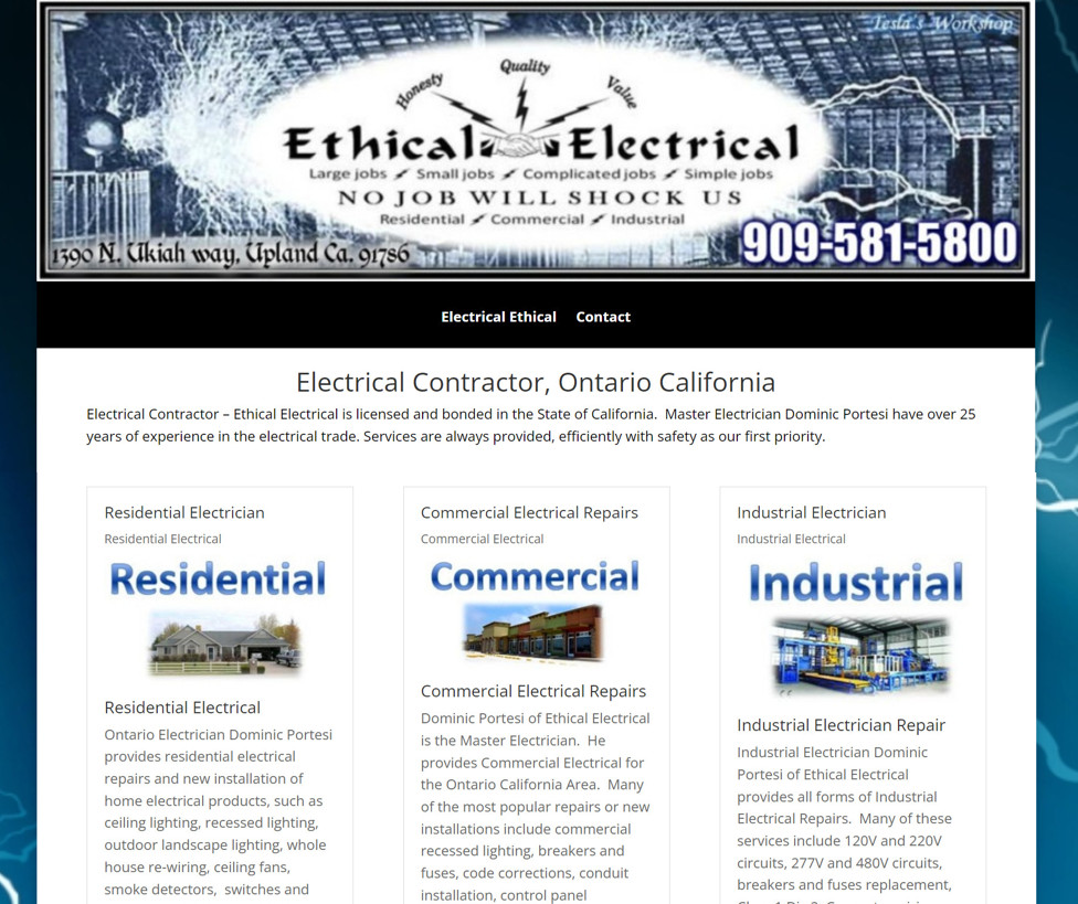Ethical Electrical Ontario California