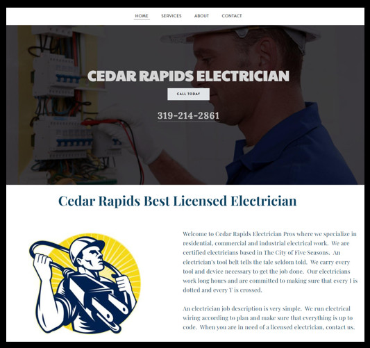 CR Electrician Cedar Rapids Iowa